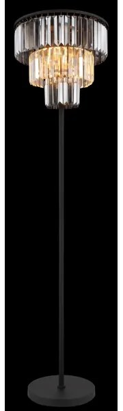 Globo 15695S - Állólámpa NAXIS 3xE27/40W/230V átm. 40 cm fekete