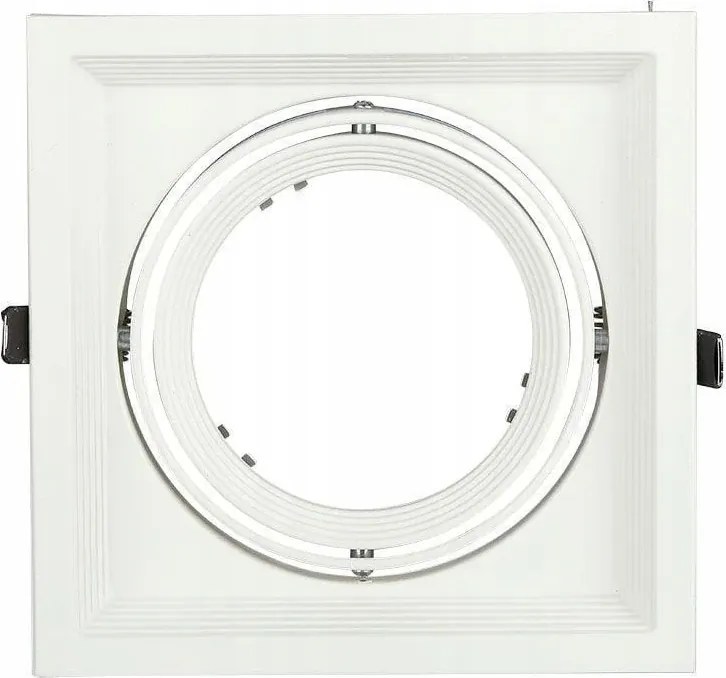 Süllyesztett spot lámpatest állítható fehér négyzet V-tac