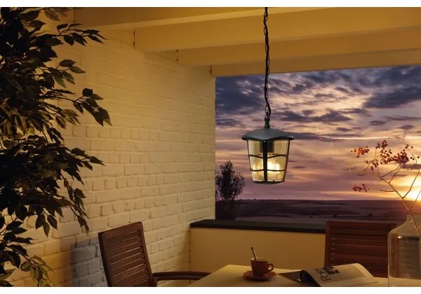 Eglo 93406 - ALORIA LED kültéri csillár 1xE27/8,5W/230V IP44