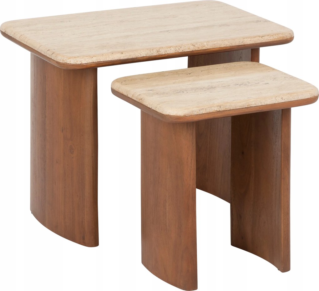 Jivan 2in1 dohányzóasztal szett Nappaliba Modern Tartós