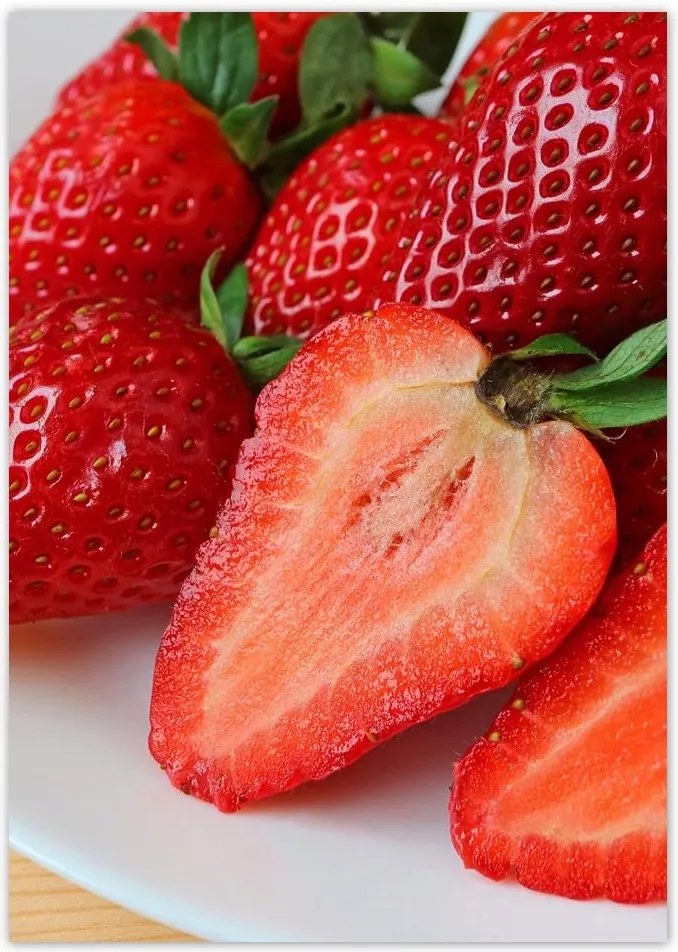 Poszterek A4 Pion Friss eper Kert