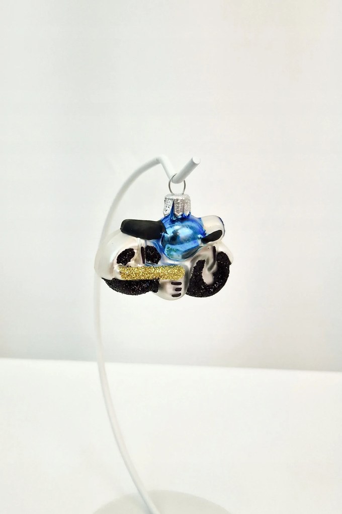 Karácsonyfadísz üvegből Motor