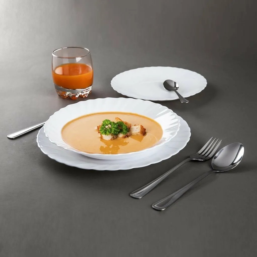 Bormioli Rocco Prima & Hanna 48 db-os étkészlet evőeszközkészlettel