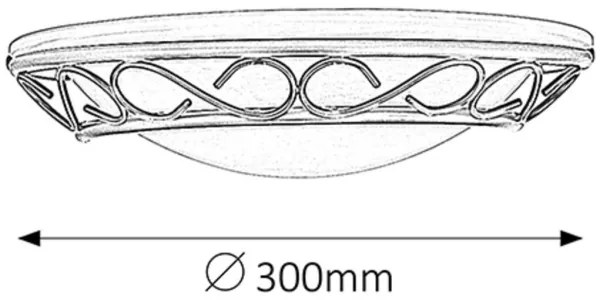 Rabalux 3721 - Fali lámpa ATHEN 1xE14/60W/230V