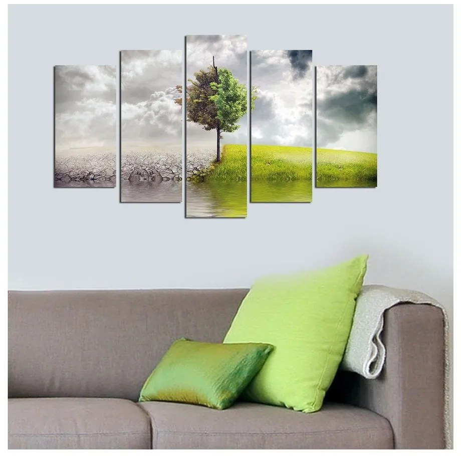 Annetta ötrészes kép