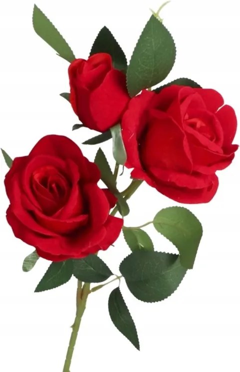 Rózsa Szimpla, Mint Az Élő Nagy 60CM Velúr Művirág Rózsa