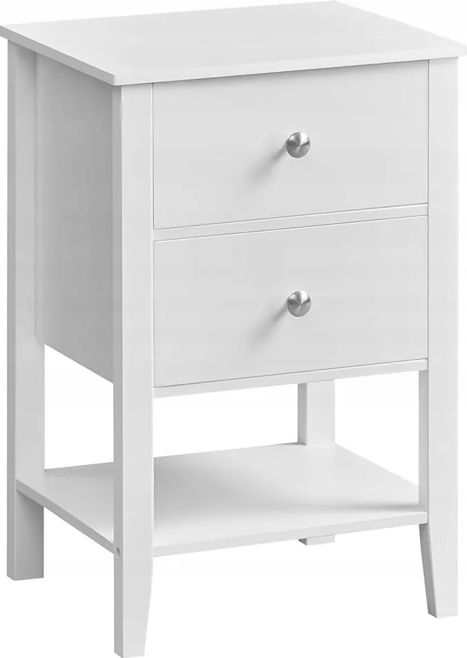 Éjjeliszekrény fehér – ideális a hálószobába, klasszikus és praktikus
