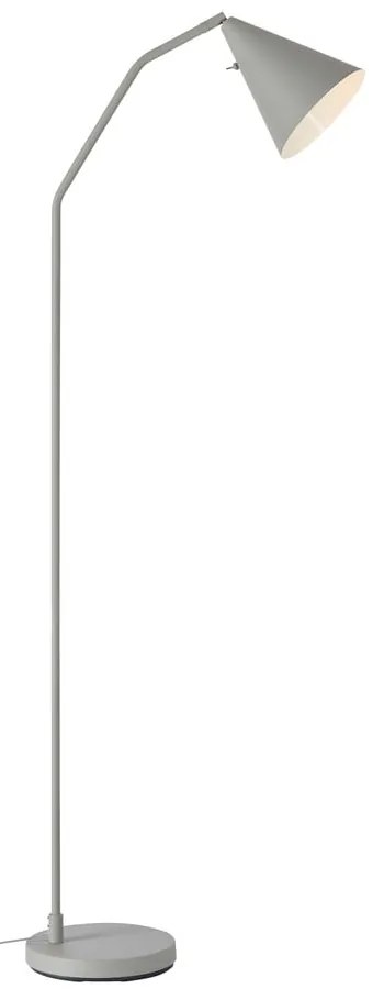 Szürke LED dimmelhető állólámpa fém búrával (magasság 144 cm) Funil – Markslöjd