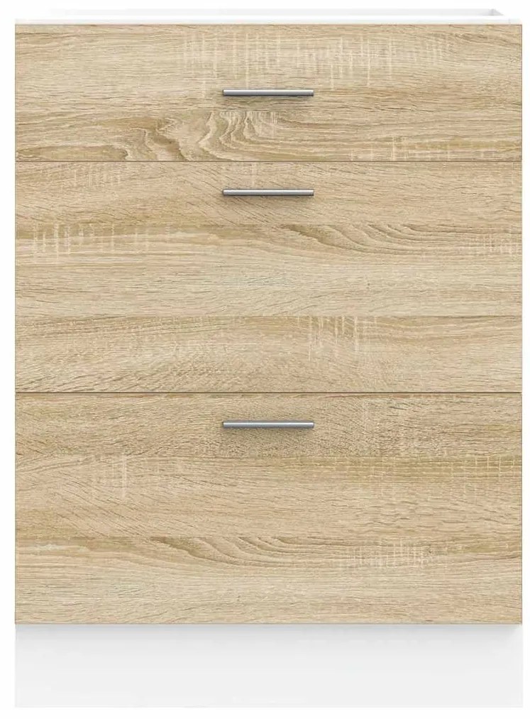 Konyhai alapszekrény Sonoma Oak Engineered Wood