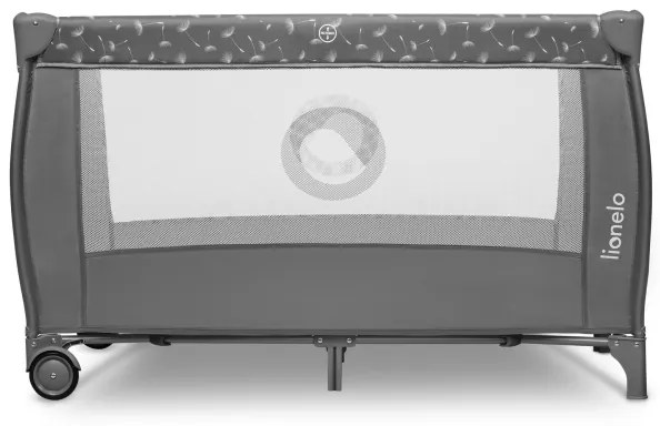 Lionelo - STEFI PLUS utazóágy, szürke-fehér