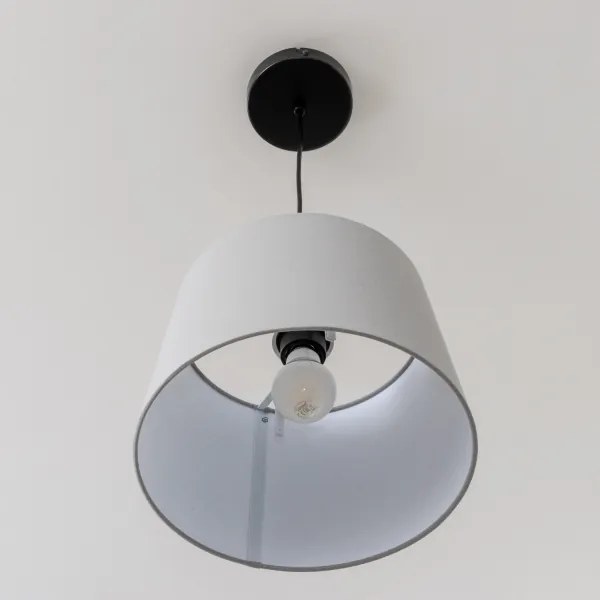 Brilagi - LED függőlámpa zsinóron CERIA 1xE27/40W/230V átm. 30 cm szürke