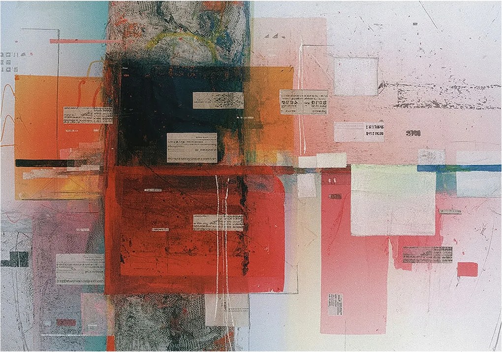 Fotótapéta Falra az előszoba konyhájába Absztrakt kompozíció 208x146