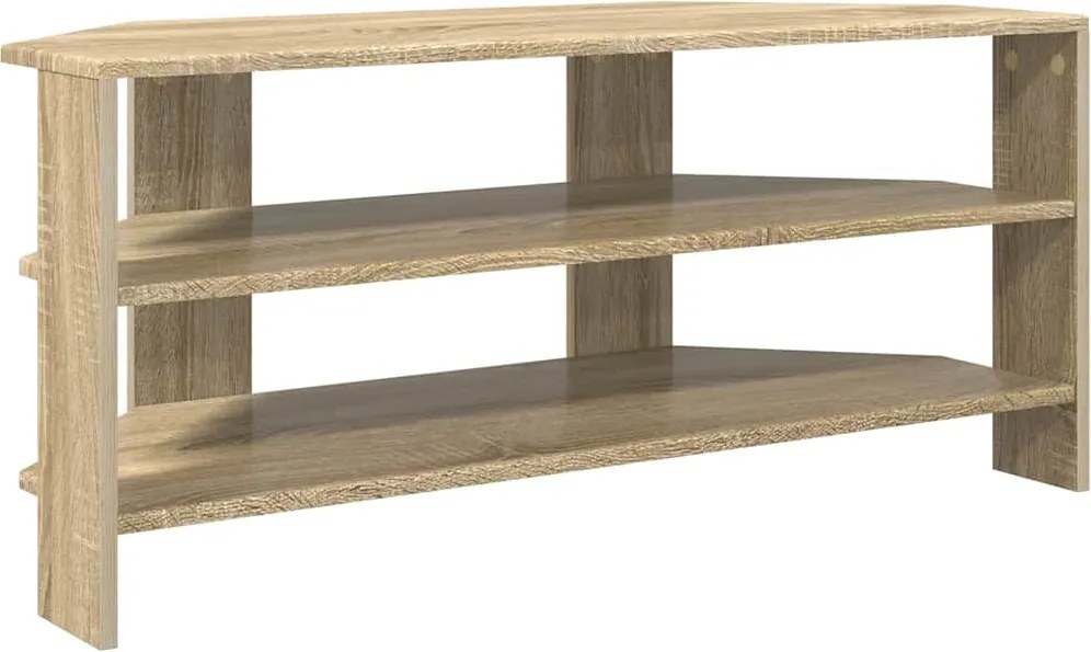 vidaXL SarokTVSzekrény Sonoma tölgy 102x40,5x45cm Faanyag