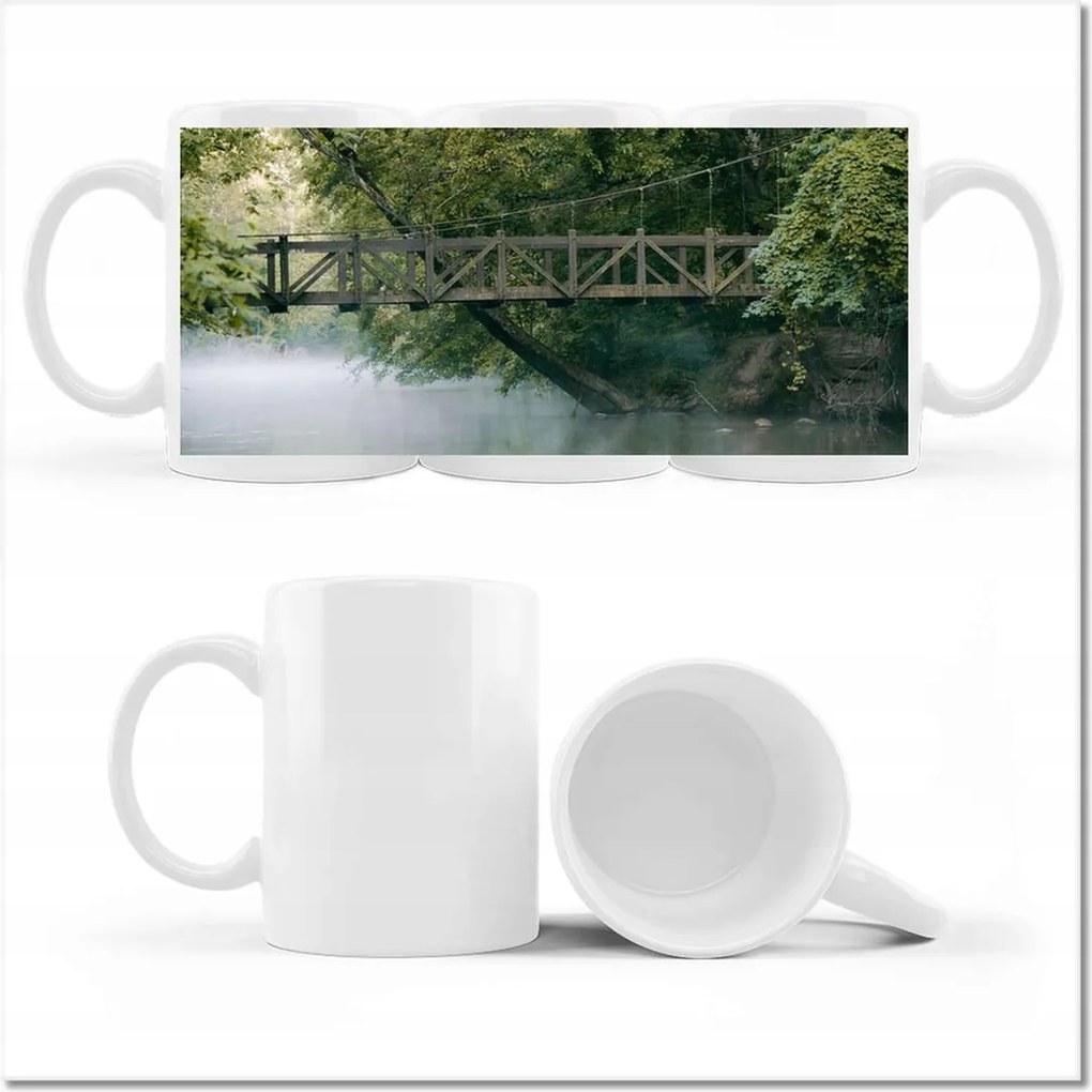 Nyomtatott bögre Híd Építészet Tájkép