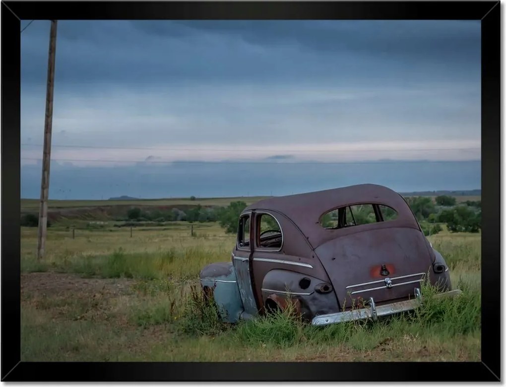 Poszterek keretben 40x30 Rozsdás autó