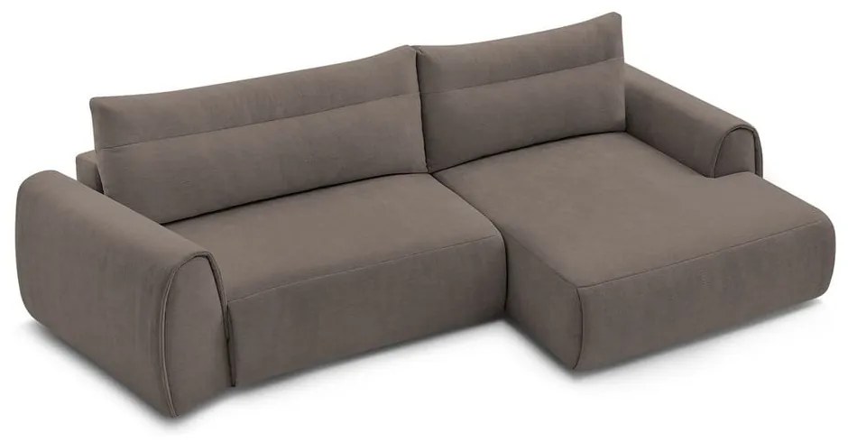 Barna sarokkanapé Aden – Bobochic Paris