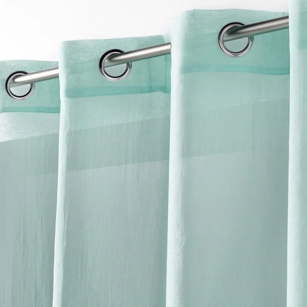 Mentazöld fényáteresztő függöny 140x280 cm Telma – douceur d'intérieur