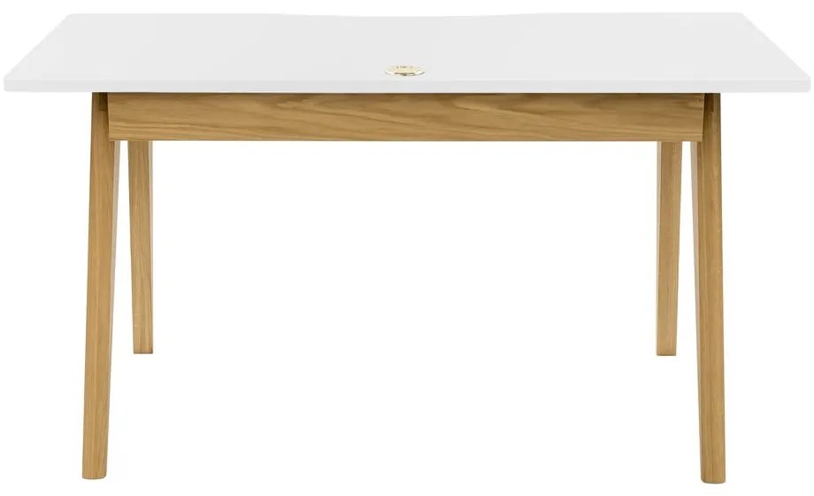 Íróasztal tölgyfa dekorral 70x140 cm Nice – Woodman