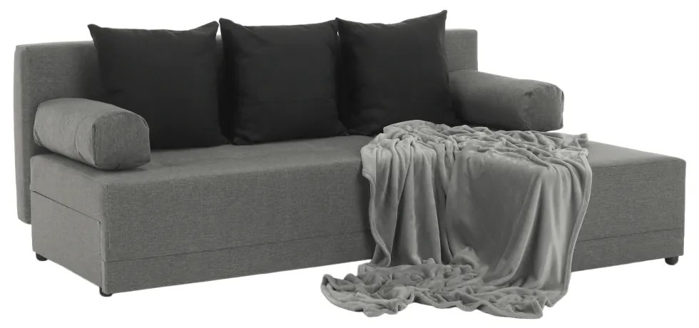 Sarokkanapé Mexx (szürke + fekete). 808325