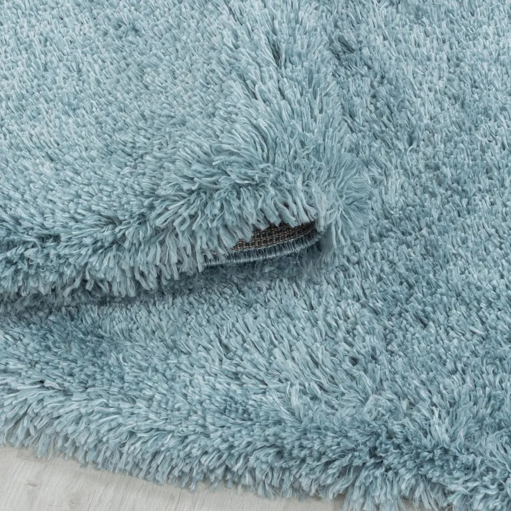 Kék kerek szőnyeg ø 160 cm Fluffy – Ayyildiz Carpets