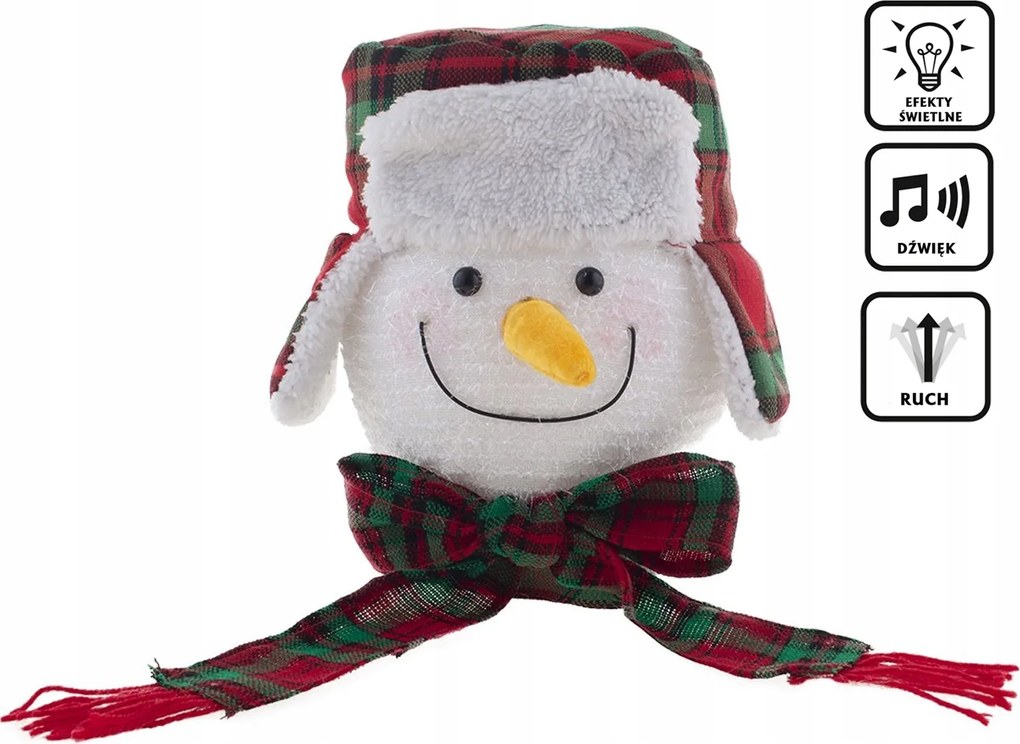 Álló Dekoráció Hóember Ünnepi 25 cm