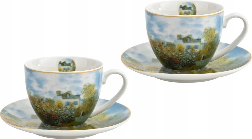 2 db 110 ml-es eszpresszó csésze csészealj szett The Artist’s Garden at Véthe