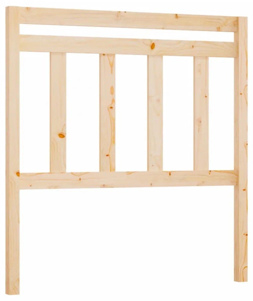 tömör fenyőfa ágyfejtámla 81 x 4 x 100 cm