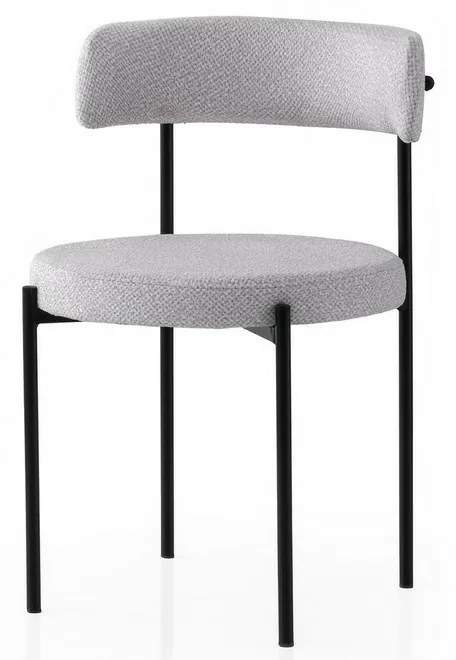 Gini Light Grey and Black étkezőszékek, 2 db