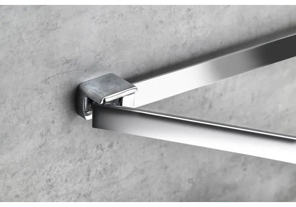 Gedy - Fali forgó törülköző tartó PIRENEI 36 cm fényezett króm