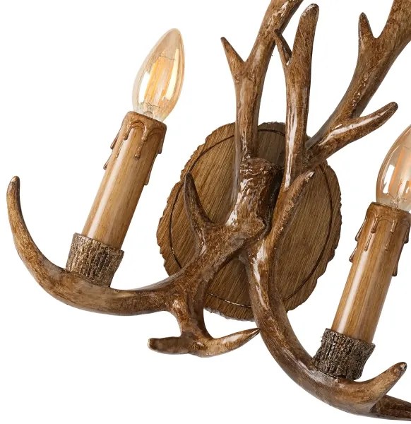 Brilagi - Fali lámpatest DEER 2xE14/10W/230V agancs