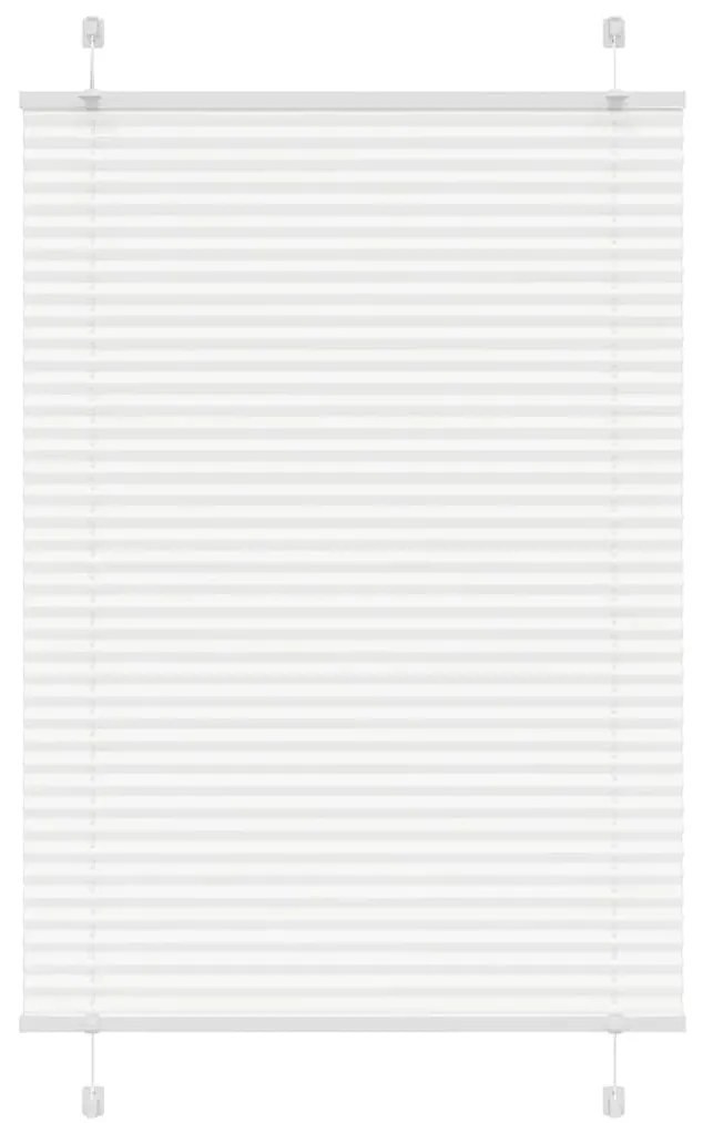 pliszírozott redőny Fehér 90x100 cm szövetszélesség 89,4 cm