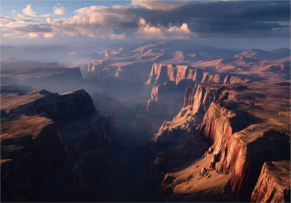 Fotótapéta Hegyek Tájkép Kanyon Hálószoba Nappali Tapéta Flizelina 250x175