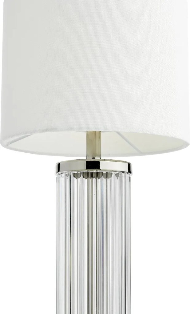 Dar Lighting modern asztali lámpa enrico polírozott nikkel darenr4138