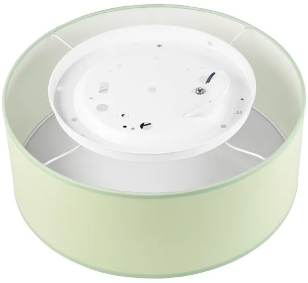 Mennyezeti lámpa SIRJA PASTEL 1xE27/60W/230V átm. 35 cm zöld