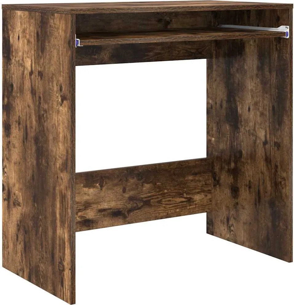 vidaXL Asztal fiókkal Füstölt tölgy 77,5 x 43 x 79 cm Faanyag
