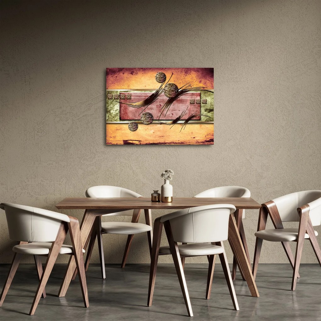 Absztrakt kép (70x50 cm)