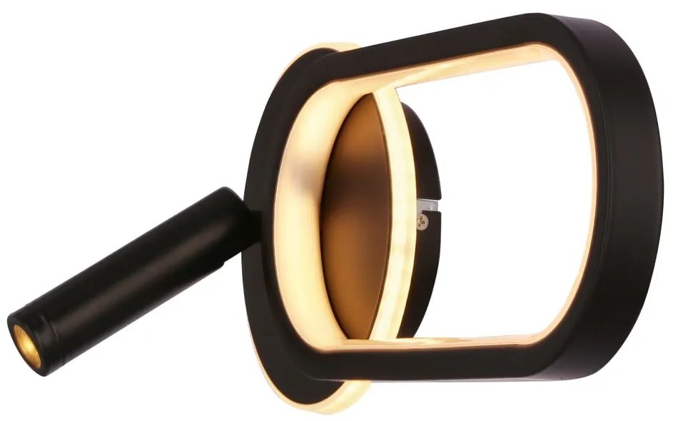 Fekete LED fali lámpa Monet – Candellux Lighting