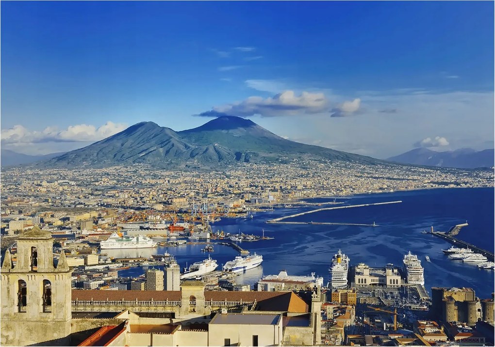 Dekoratív fotótapéta Furnér a flizelinen Tengerparti panoráma 208x146