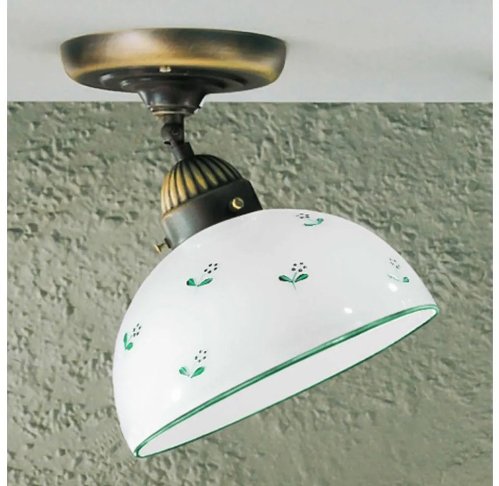 Kolarz 731.10.20 - Felületre szerelhető csillár  NONNA 1xE27/75W/230V átm. 20 cm zöld