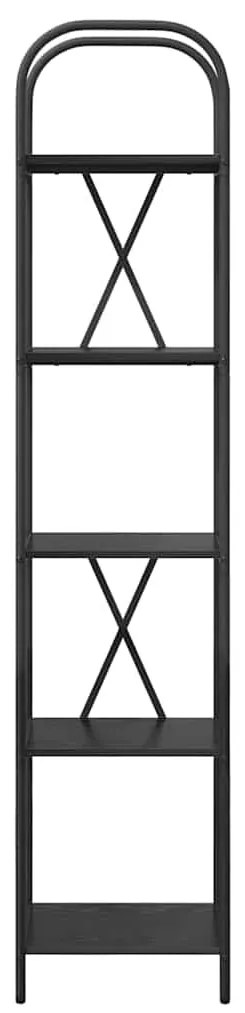 Könyvespolc Musta tammi 40 x 30 x 183 cm Faanyag