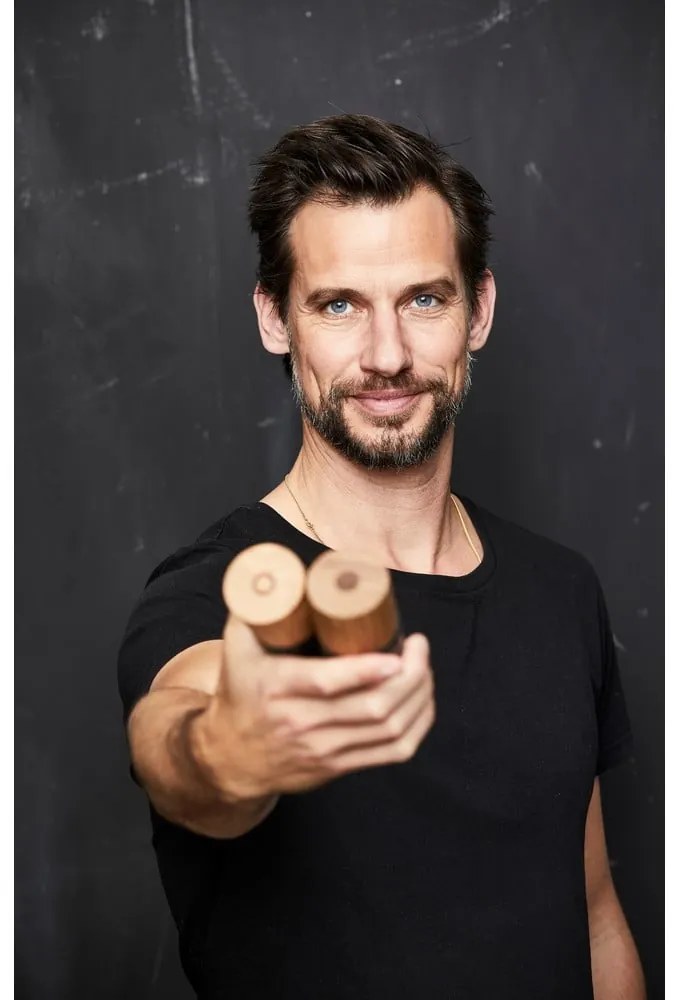 Fekete kerámia só- és borsőrlő szett 2 db-os Gastro Black – Bitz