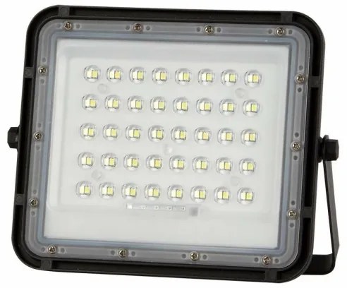 LED Kültéri napalemes reflektor LED/10W/3,2V IP65 4000K fekete + + távirányító