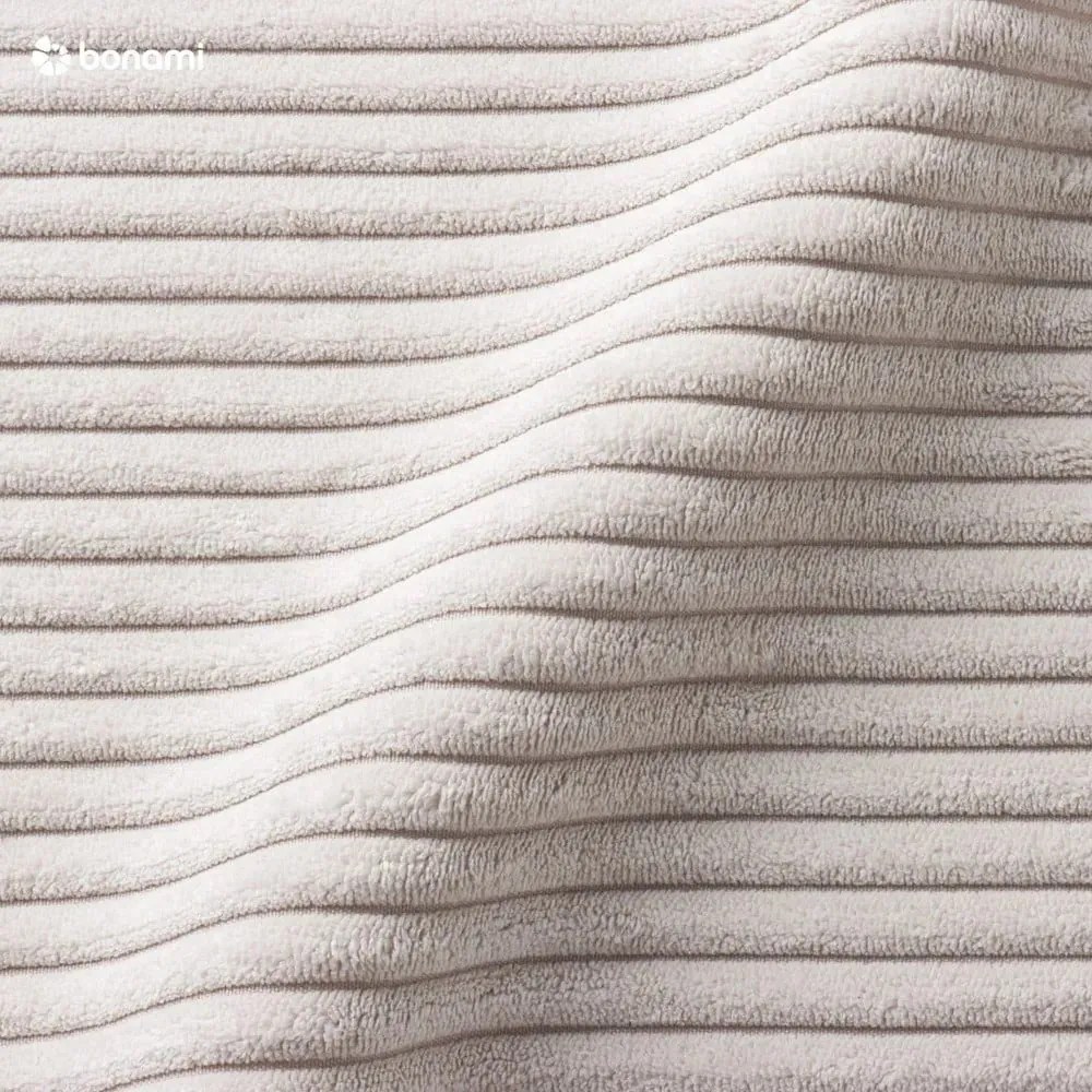 Bézs kordbársony heverő (jobb oldali) Chic Charlotte – Miuform