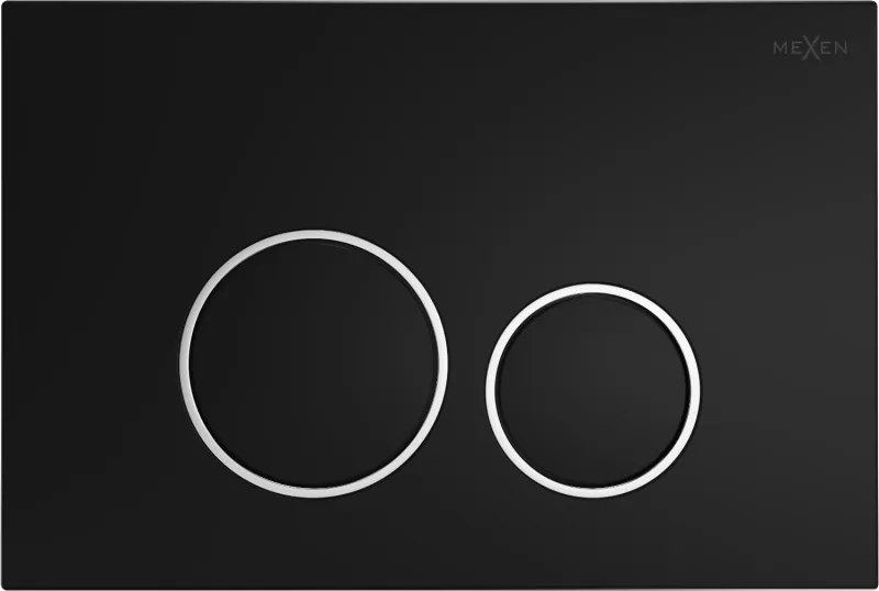 Mexen Fenix Air 05 pneumatikus öblítőgomb, fekete - 6A0503