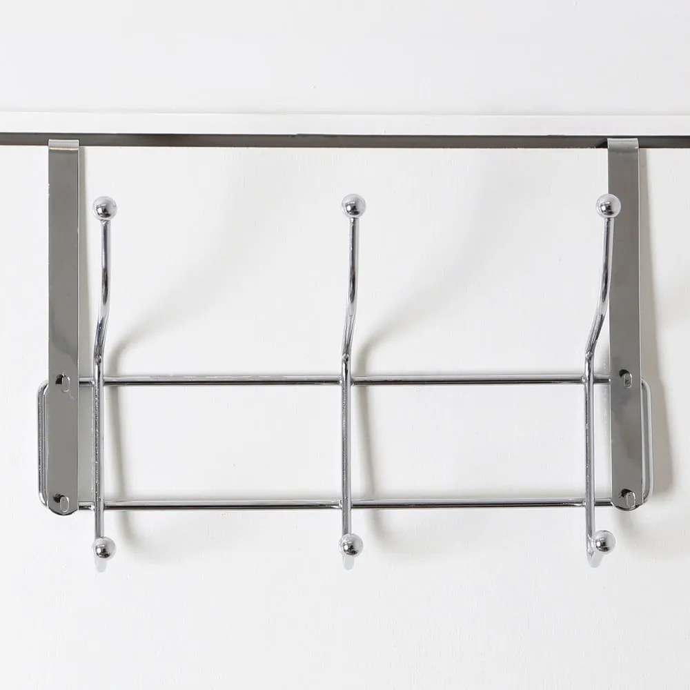 Ezüstszínű fém ajtófogas 11 cm Chrome – Premier Housewares