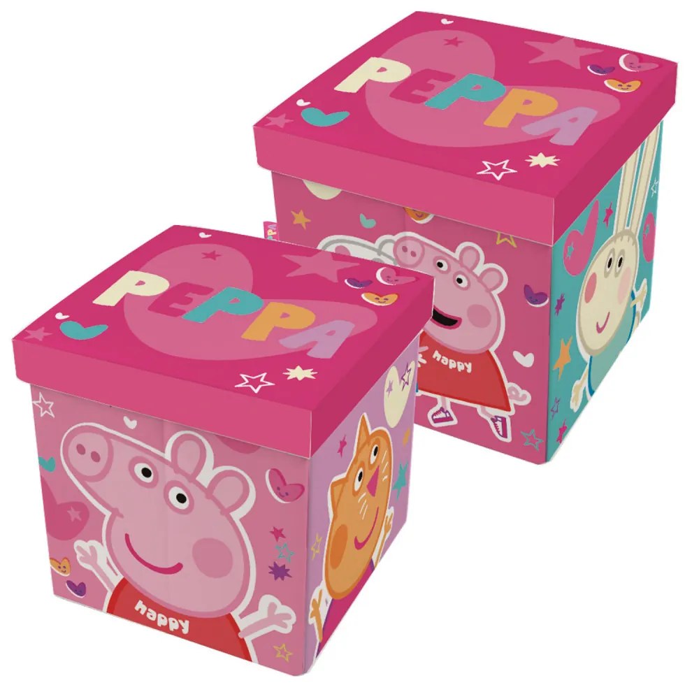 Peppa Malac játéktároló 30×30×30 cm