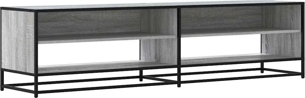 vidaXL szürke sonoma színű szerelt fa TV-szekrény 180,5 x 40 x 46 cm
