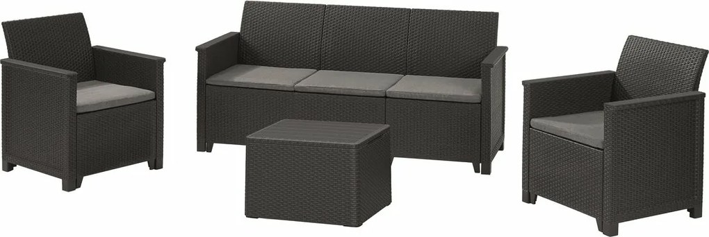 Keter Elodie 3 grafit kerti szett