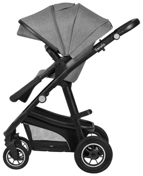 Lionelo - 3 az 1-ben kombinált babakocsi BIANKA Kőszürke
