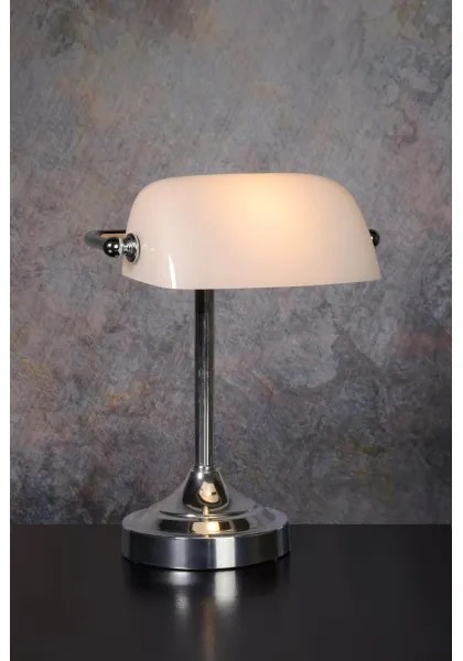 Lucide 17504/01/11 - Asztali lámpa BANKER 1xE14/40W/230V